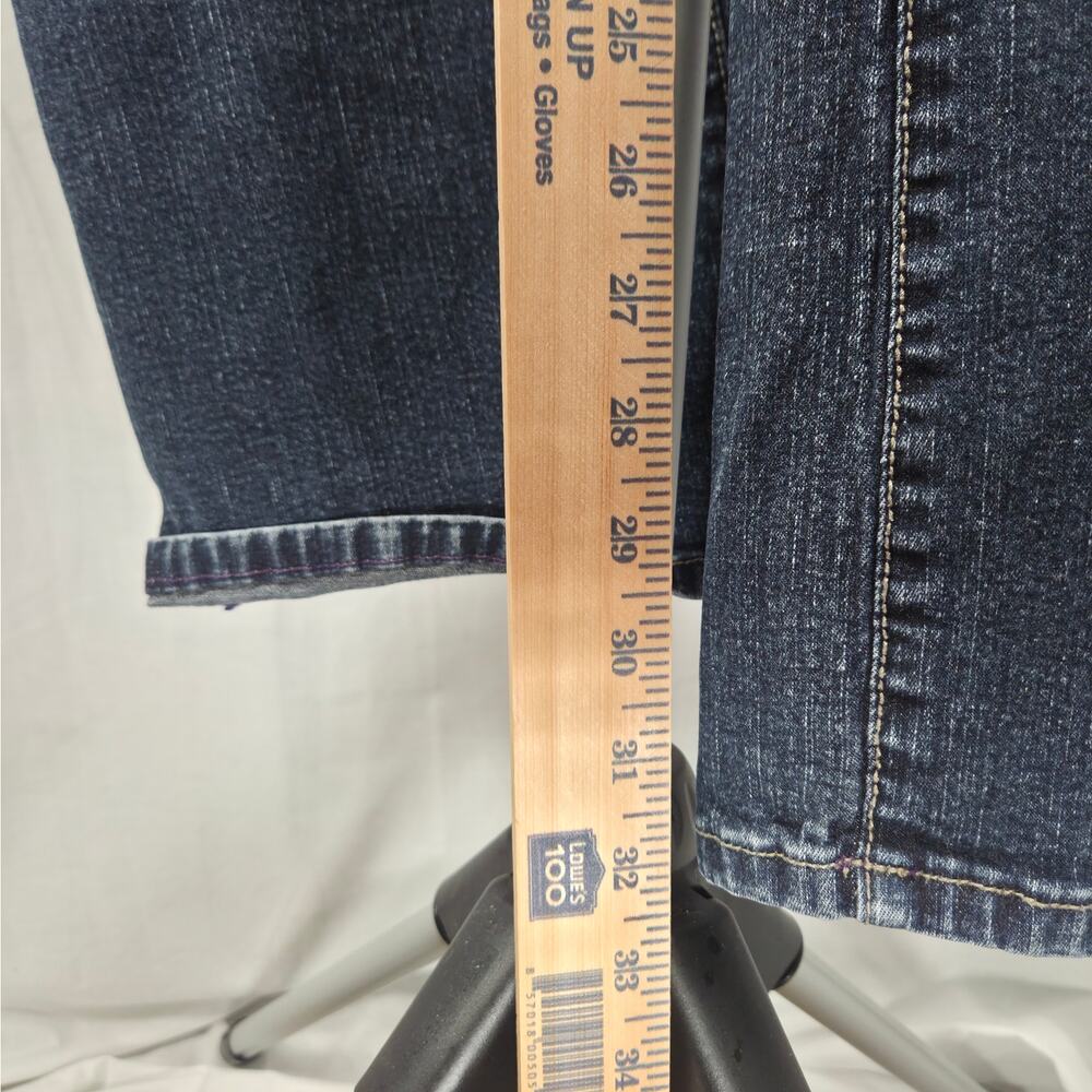 Not Your Daughter’s Jeans NYDJ Lift Tuck Bootcut Jeans Women Size 12 Dark Wash - Picture 8 of 11